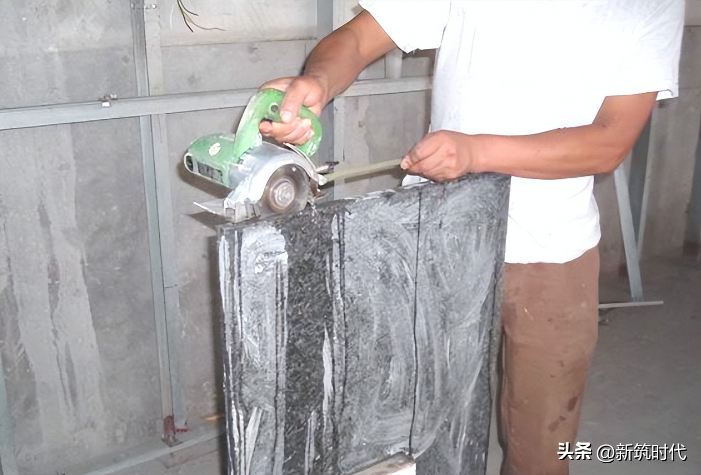 墙面石材干挂的施工规范,墙面石材干挂施工工艺横剖图