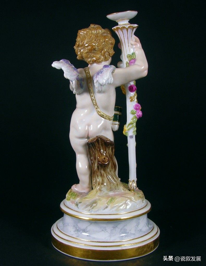 欧洲瓷器之祖-梅森Meissen制瓷厂-爱神丘比特“爱”主题瓷塑(2)
