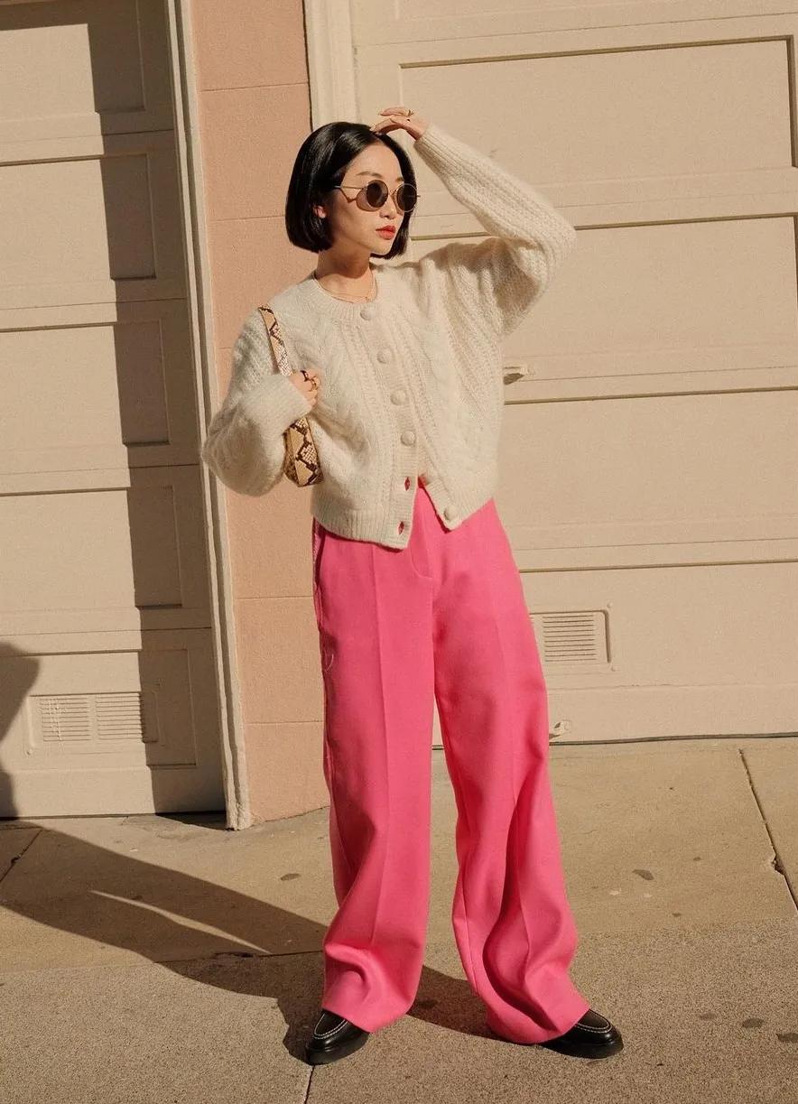 粉红色永远时尚想穿就穿,150-155小个子国风女装减龄粉色