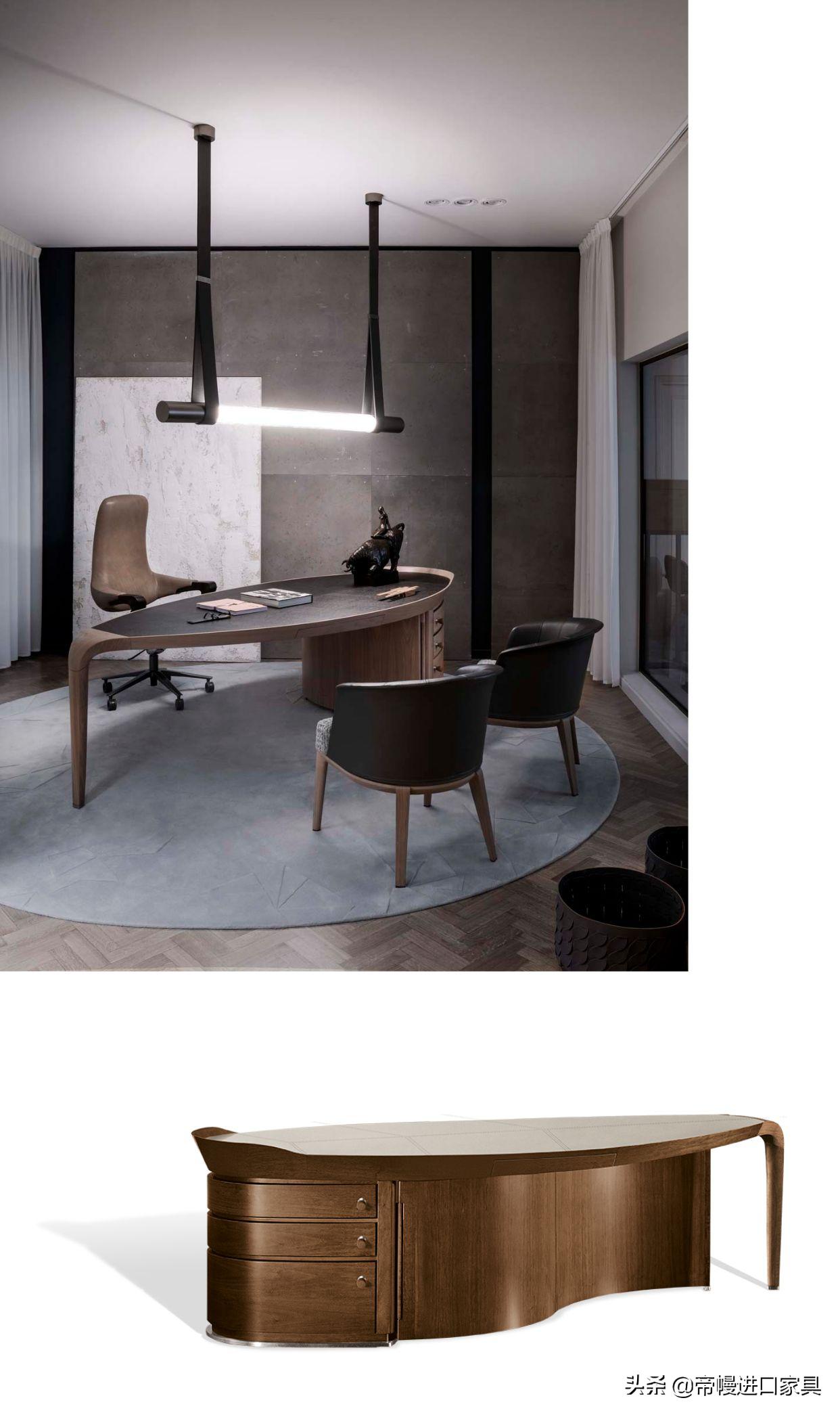 居家办公必备的办公桌图片大全！进口办公桌一览
