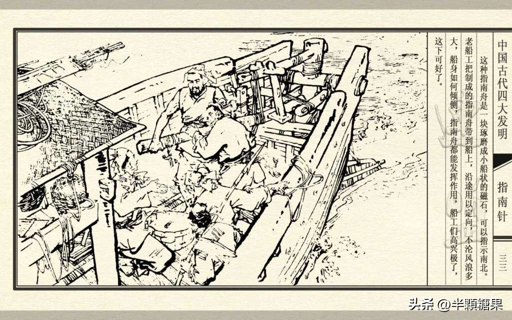 中国古代指南针简介,中国古代四大发明指南针选作
