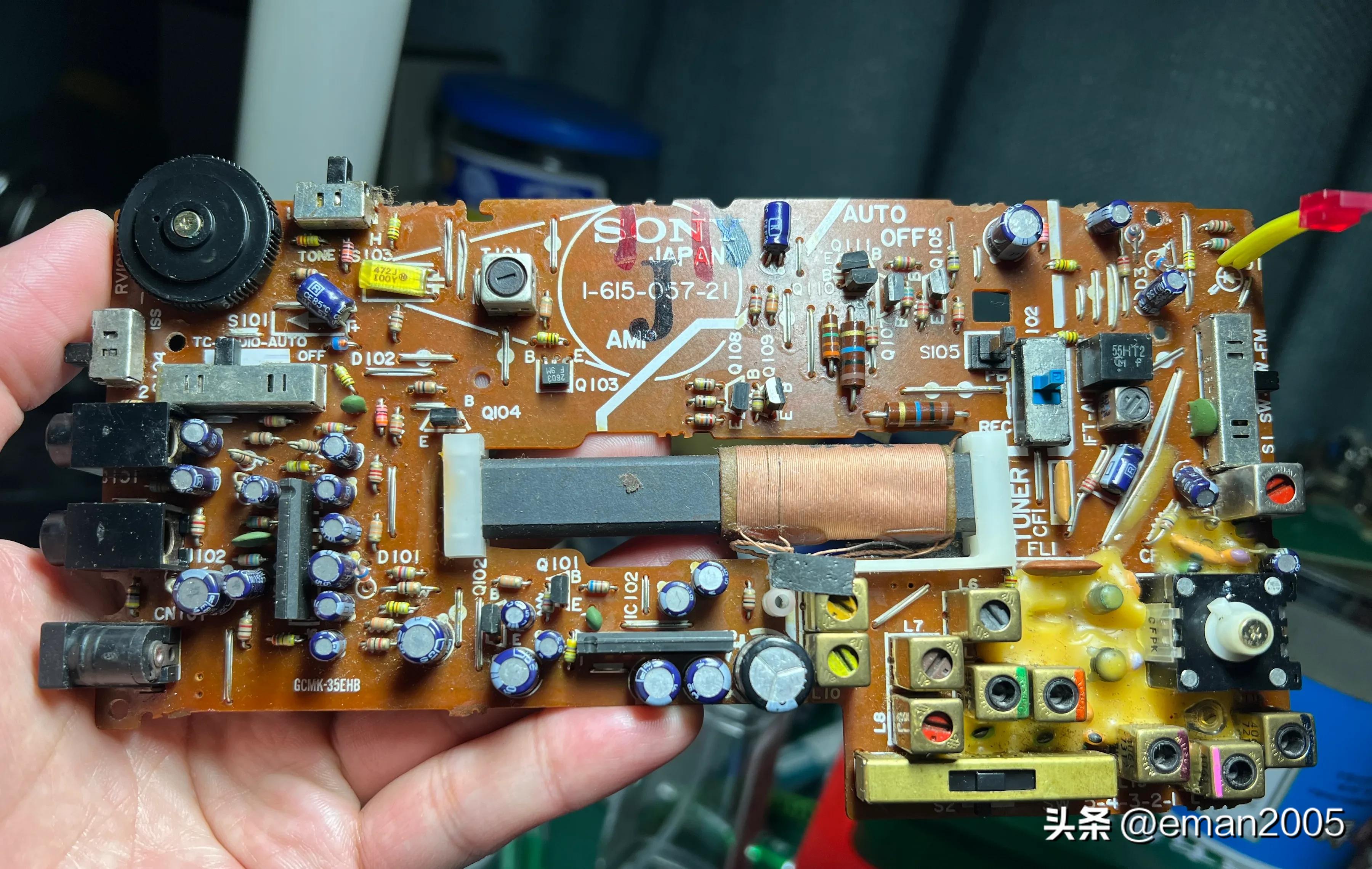 索尼收录机w600维修,索尼cfs-w600收录机维修