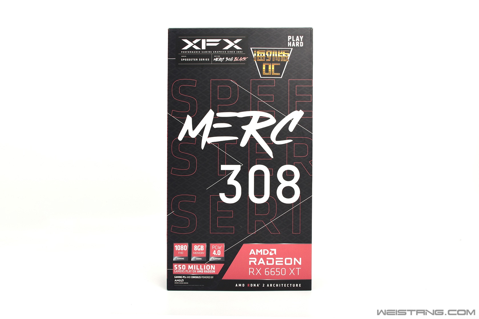 讯景6750xt海外版oc开箱,讯景6750xt显卡评测