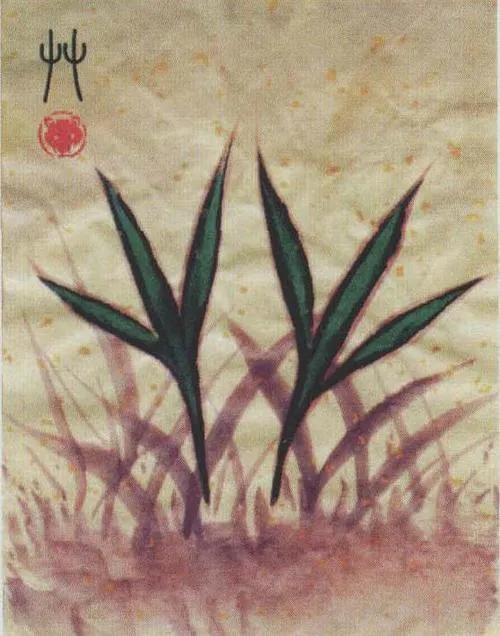 屮艸芔茻这几个字用在哪里,屮艸芔茻读音以及意思