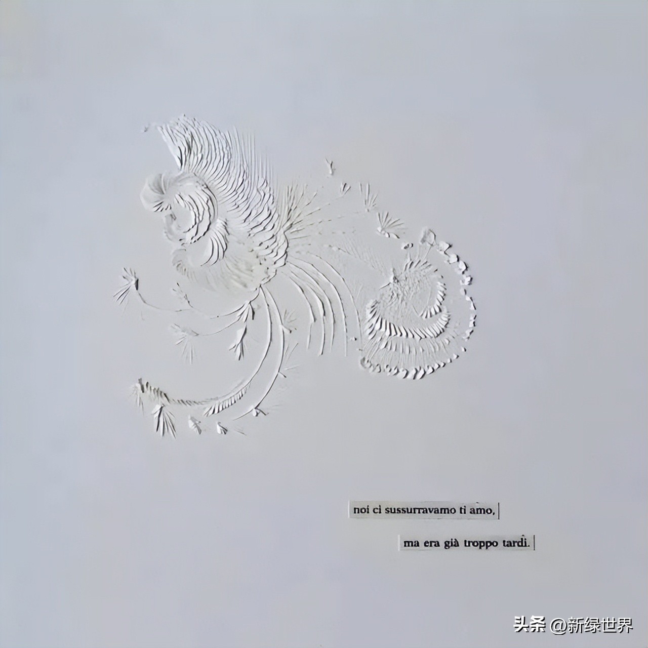 一组纸艺作品,令人惊艳的纸艺作品