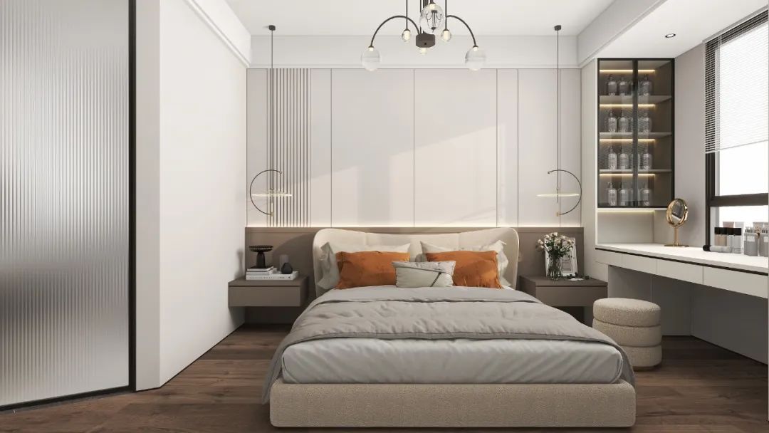 98平米三室两厅二卫简约装修风格,98平方米三室一厅装修现代简约