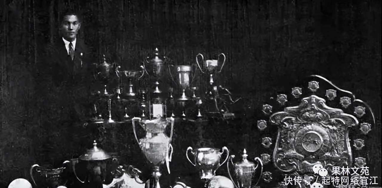 珍藏画面中国球王李惠堂,中国球王李惠堂当年横扫全欧洲