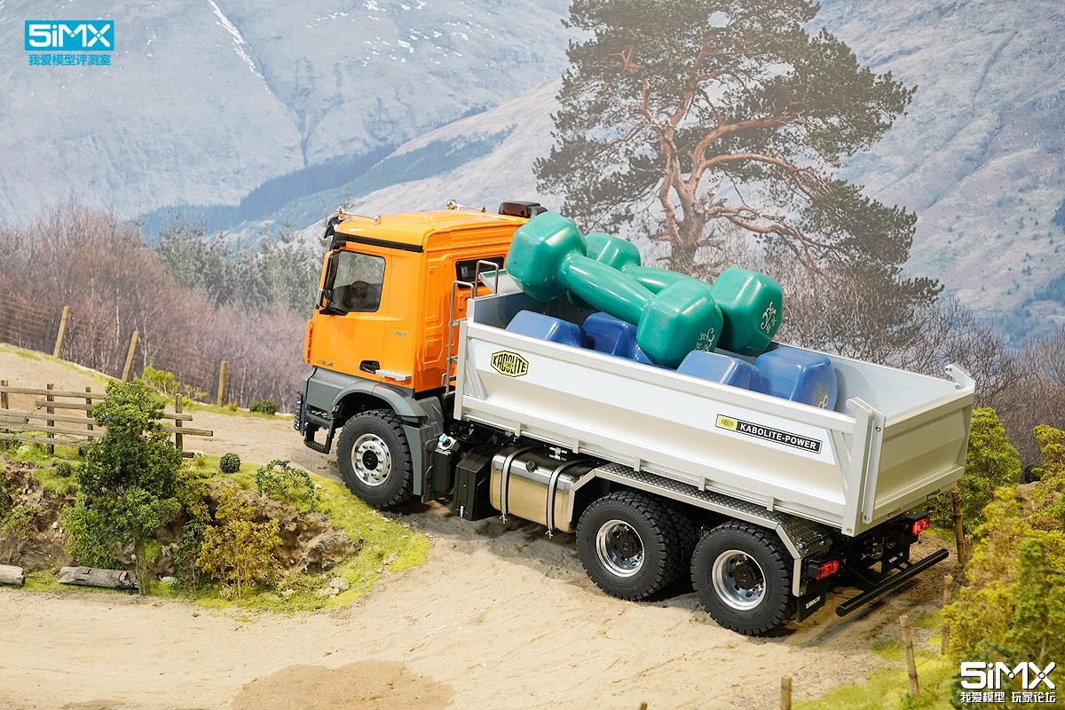 卡勃力特新品K33646x6全轮驱动液压自卸车模型开箱评测