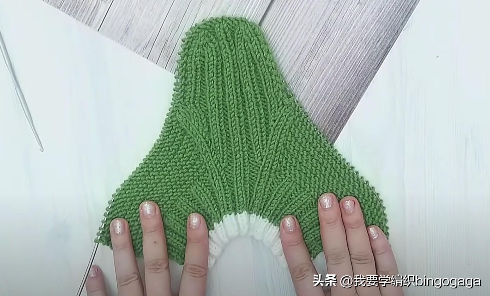 一片式毛线袜的织法,一片式织袜子