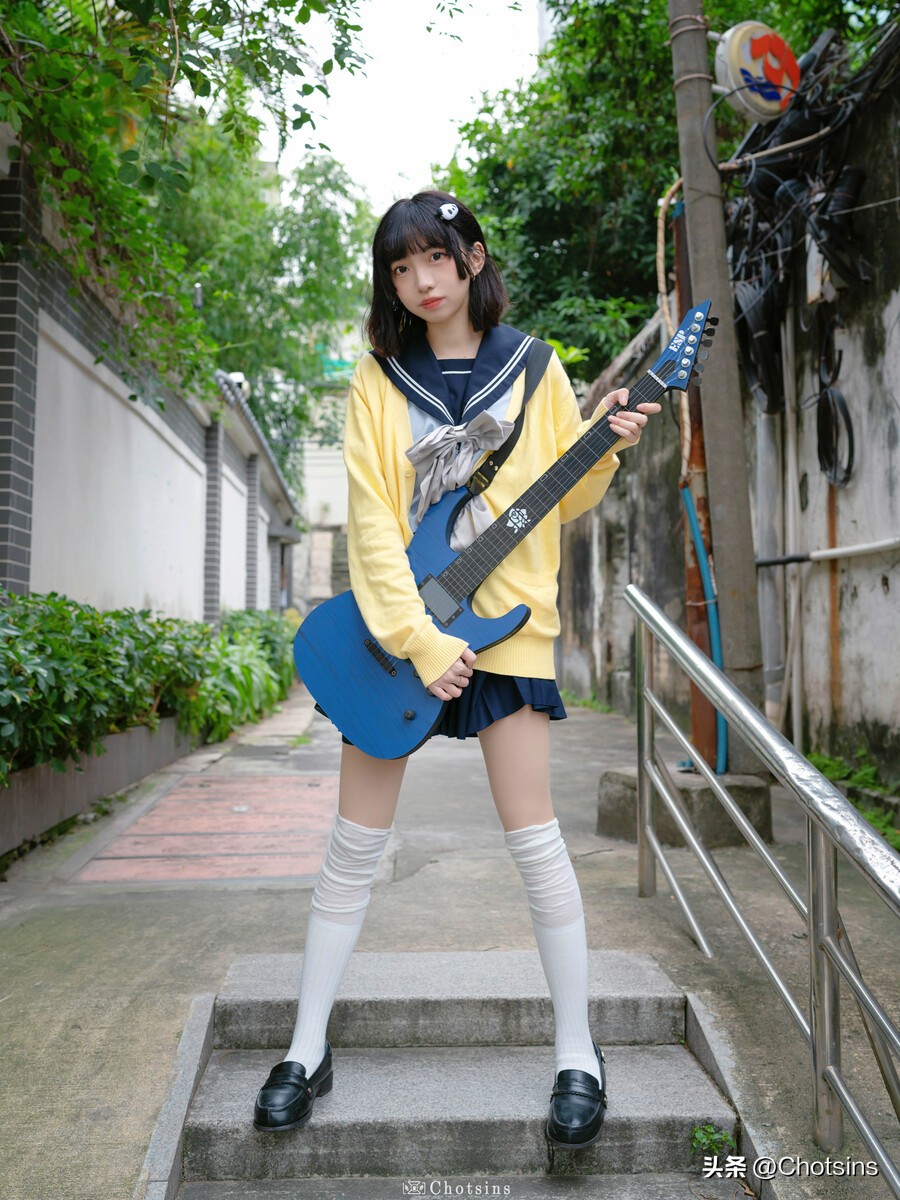 轻音少女电吉他solo教程,轻音少女吉他画法