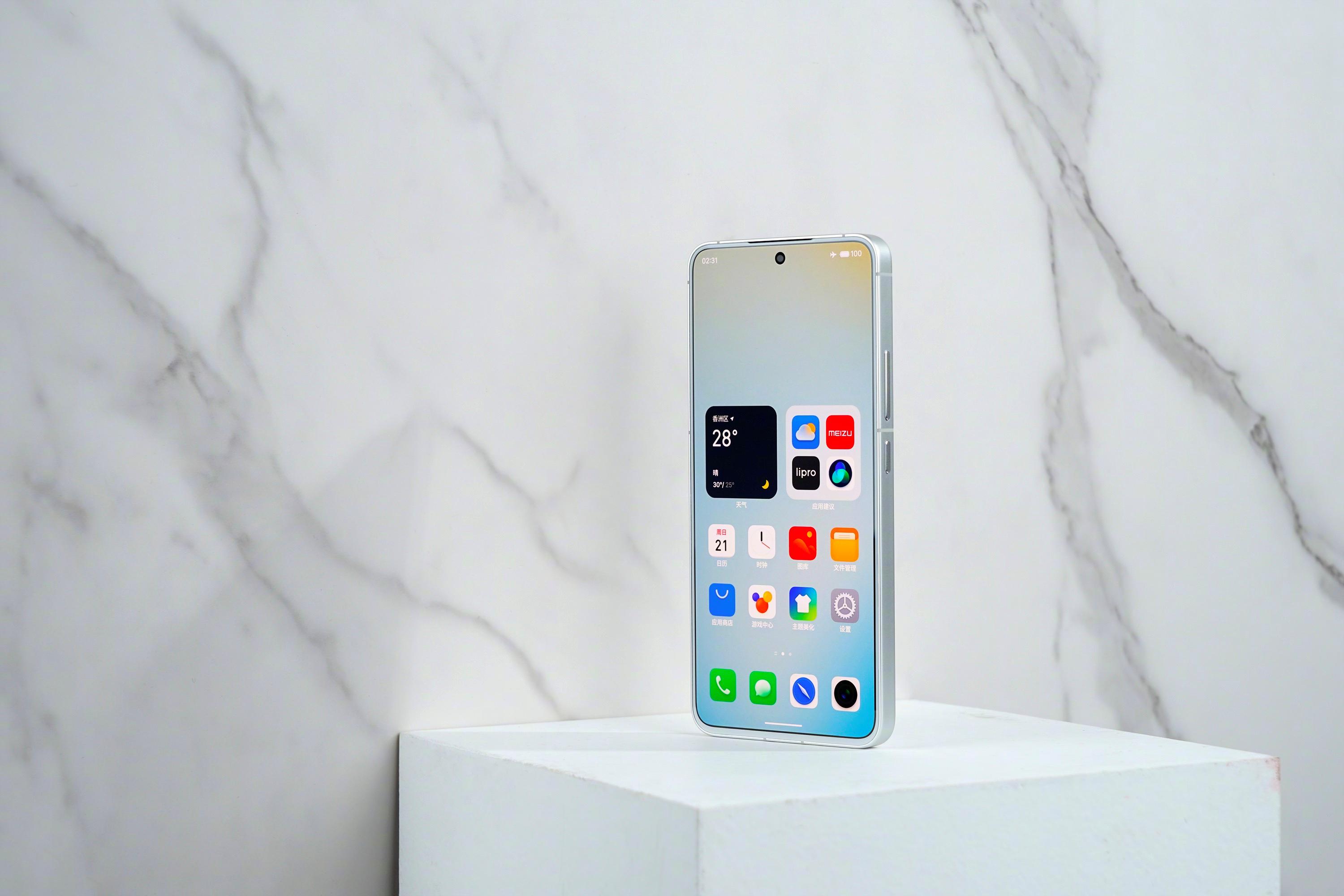 魅族20定白版,魅族20无界版白色