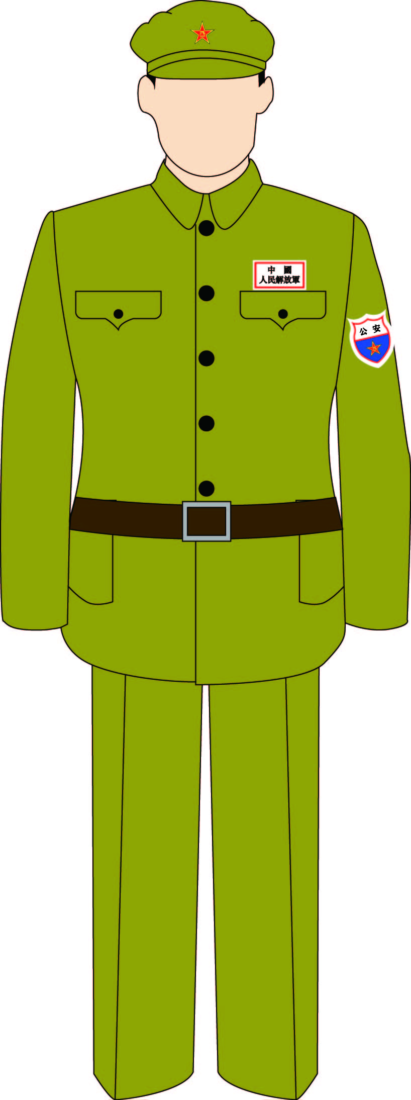 中国人民武装警察部队制服变迁,警服制服演变过程