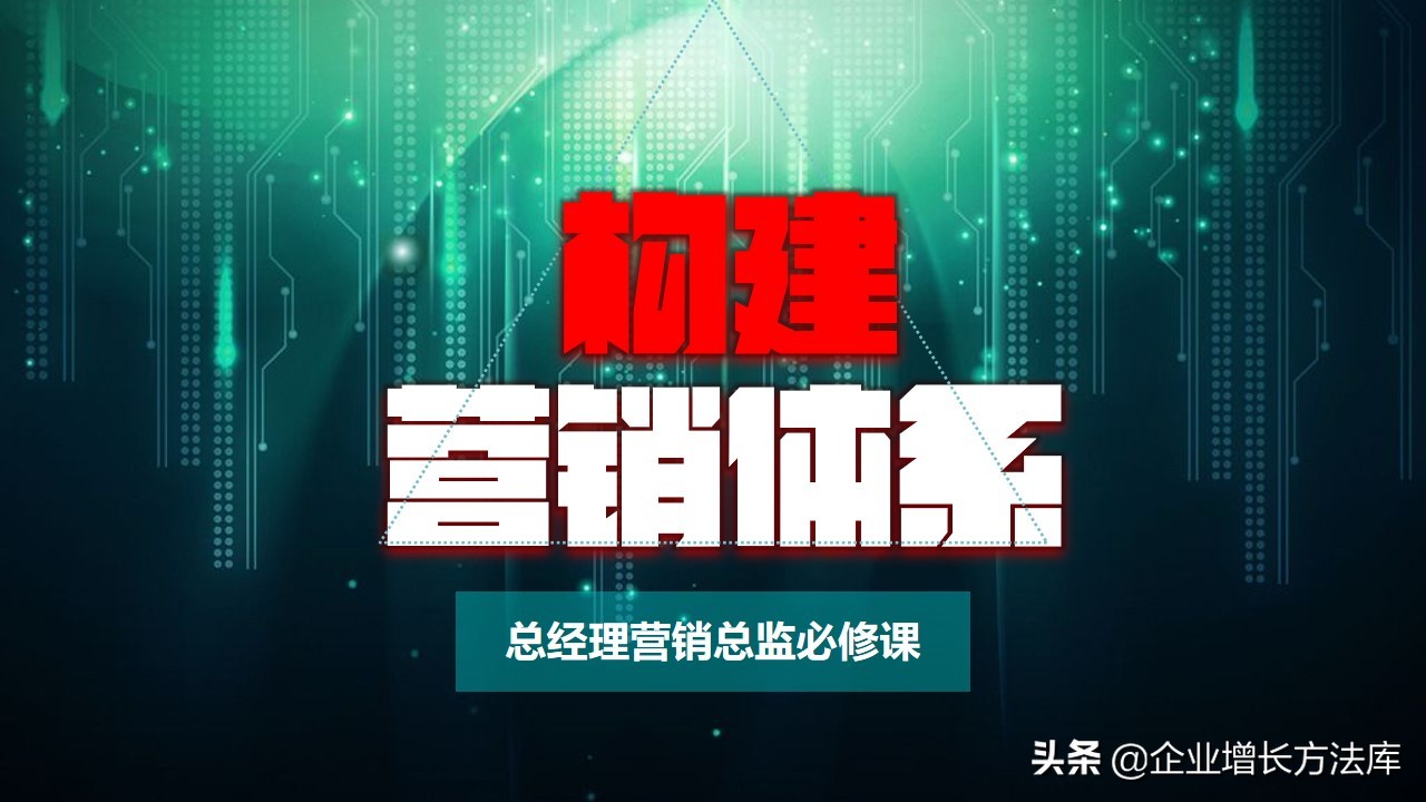 企业如何构建营销体系,营销流程结构图讲解