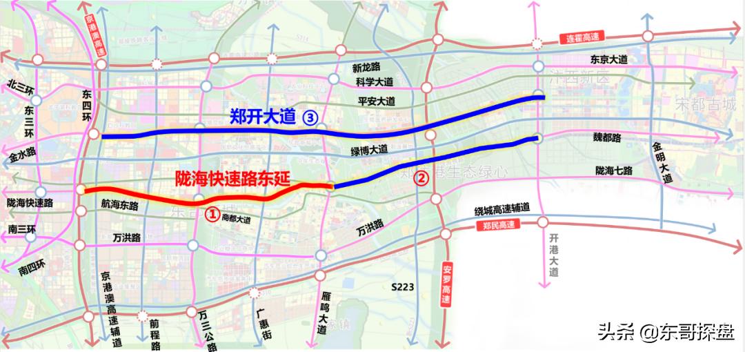 陇海高架快速路东延一期招标,陇海高架快速路东延