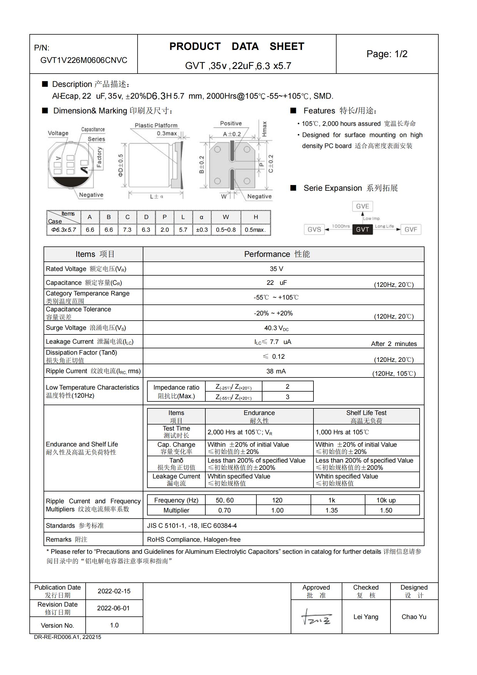 贴片电解电容vt与rvt区别,50v10uf电解电容规格参数表