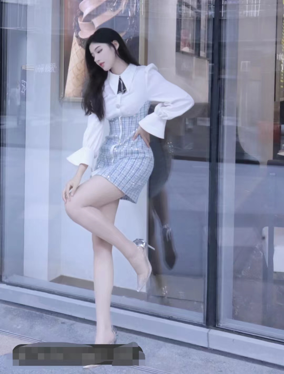 韩剧千金穿搭连衣裙,韩剧财阀千金穿搭黑色连衣裙