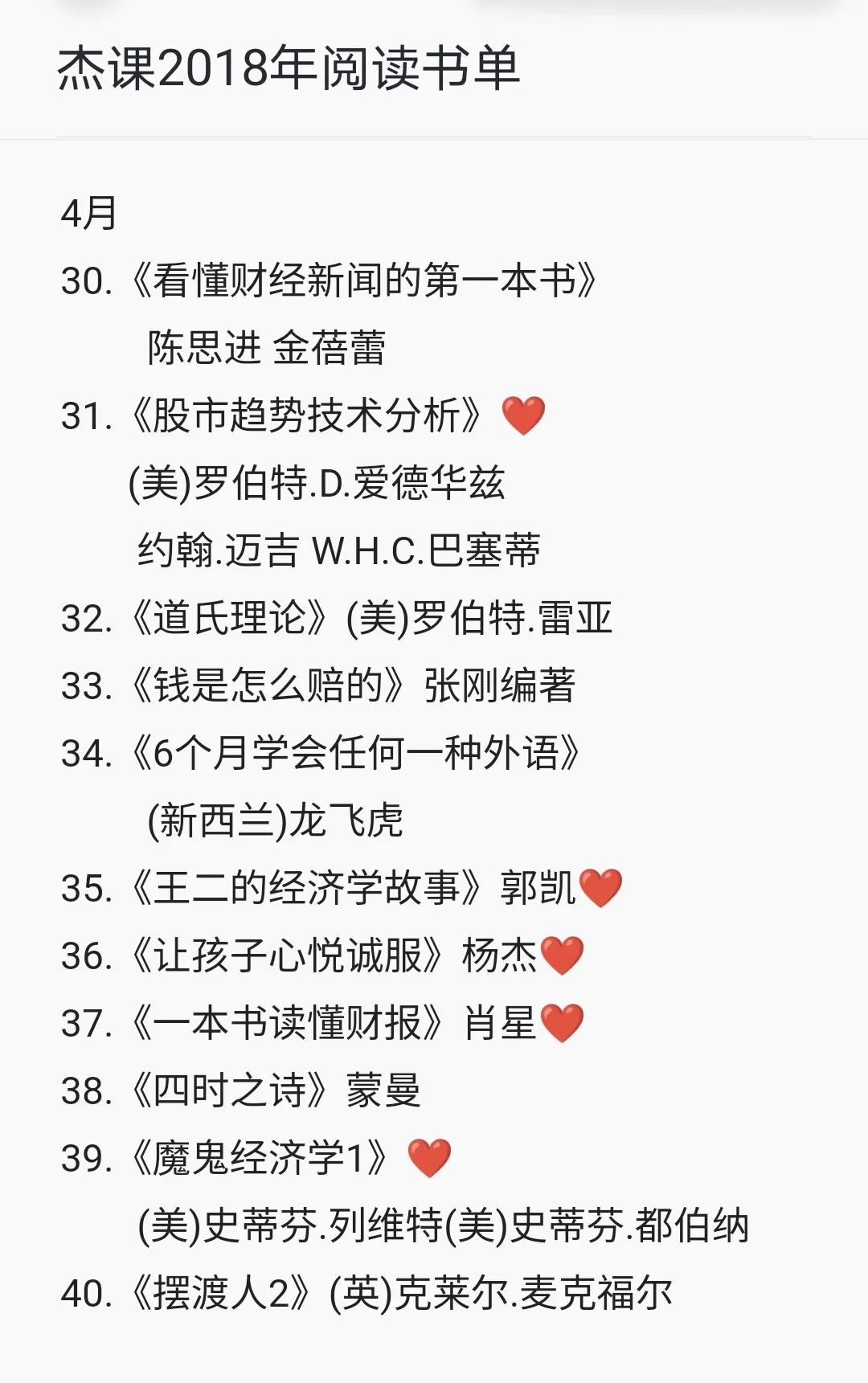 70本书推荐书单,分享10年精选书单