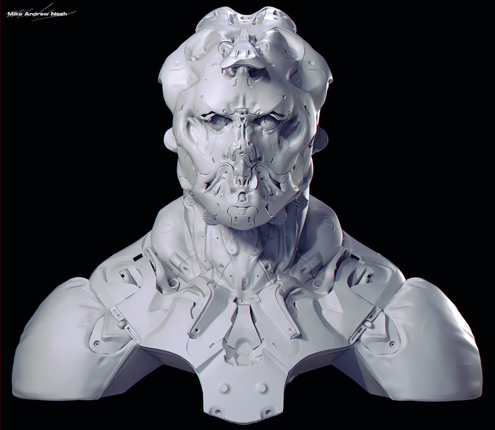 COOL!令人叹为观止的精密机甲穿戴设备｜设计师mikenash作品欣赏