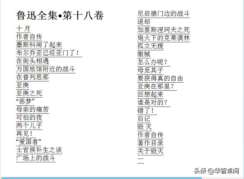 文学《鲁迅全集》《卡夫卡全集》电子书免费*载下**