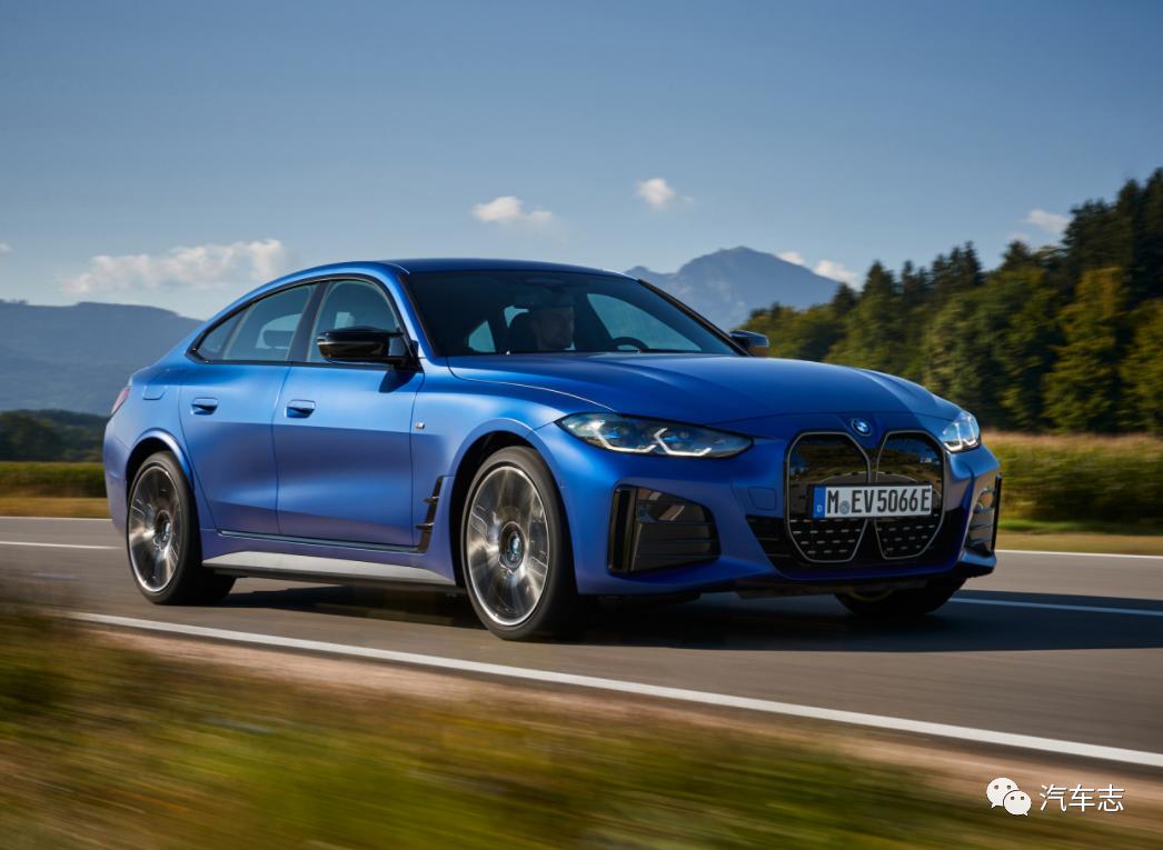 纯进口纯电轿跑宝马i4,新款宝马i4上市