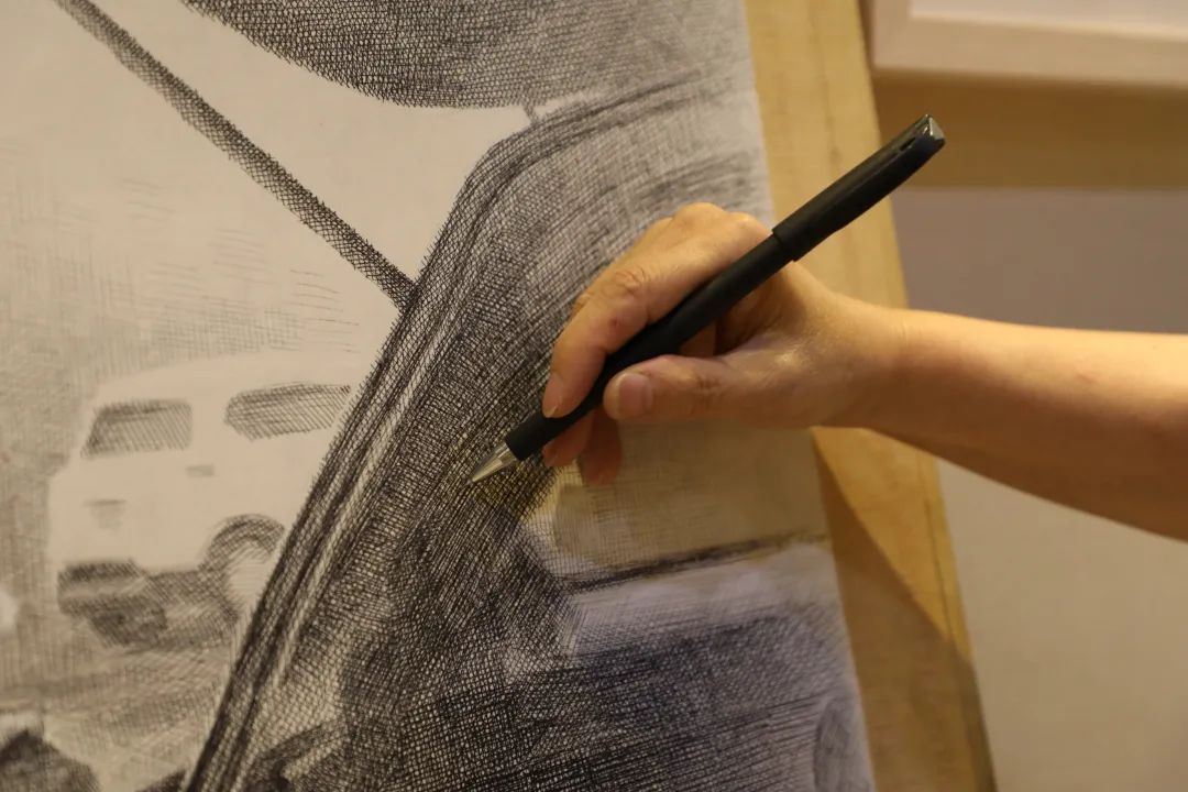 丁晓辉新钢笔画,丁晓辉毛笔书法