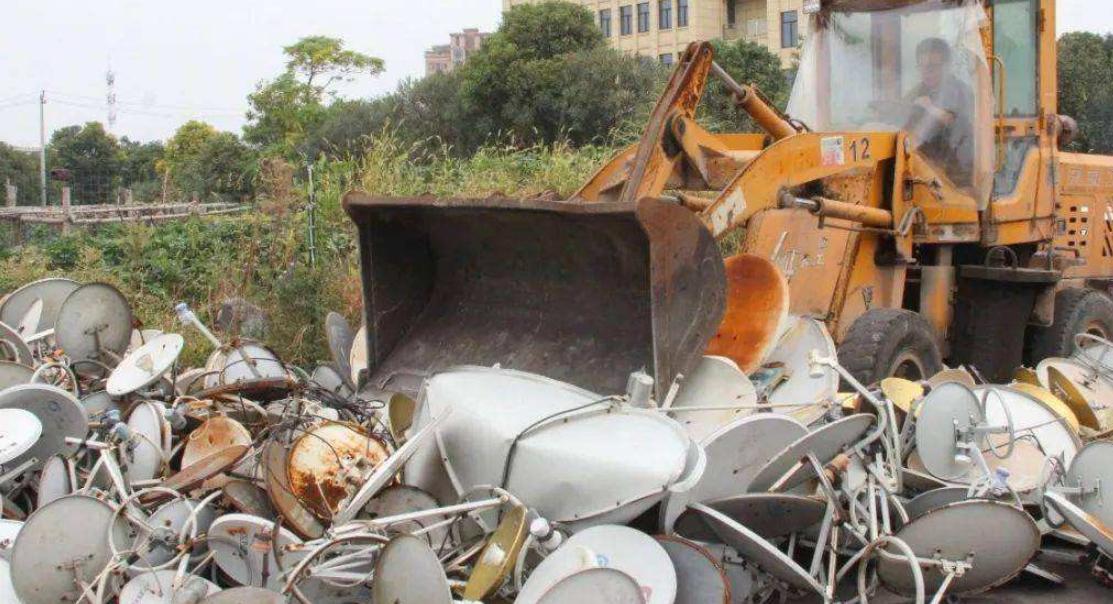 农村卫星信号锅,以前的卫星锅是什么信号