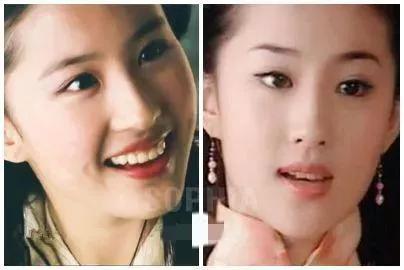 刘亦菲宋轶蓝色礼服,刘亦菲和宋轶谁更美