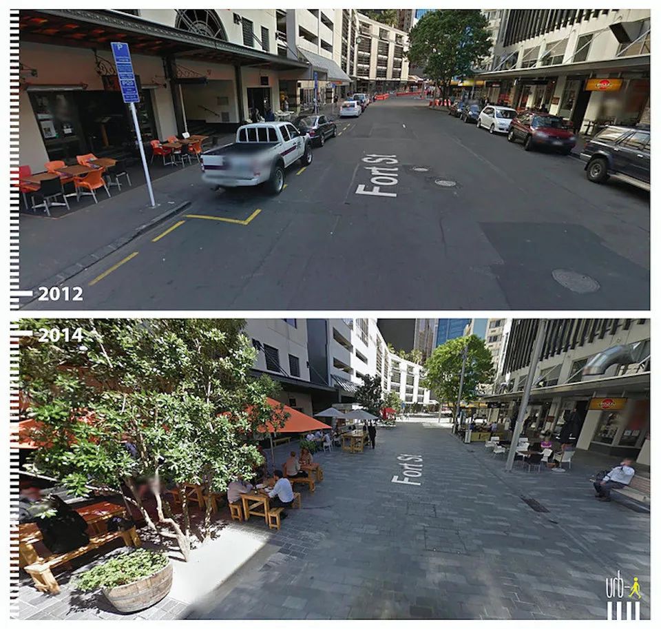 行走城市的魅力就是这么大！谷歌街景里50个公共空间改造前后对比