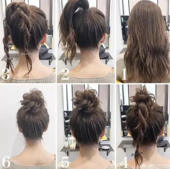 夏天儿童丸子头最简单扎法,夏天丸子头扎法短发有刘海