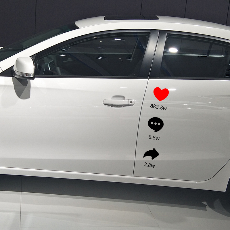 爱车个性创意装饰贴,汽车饰品创意车贴