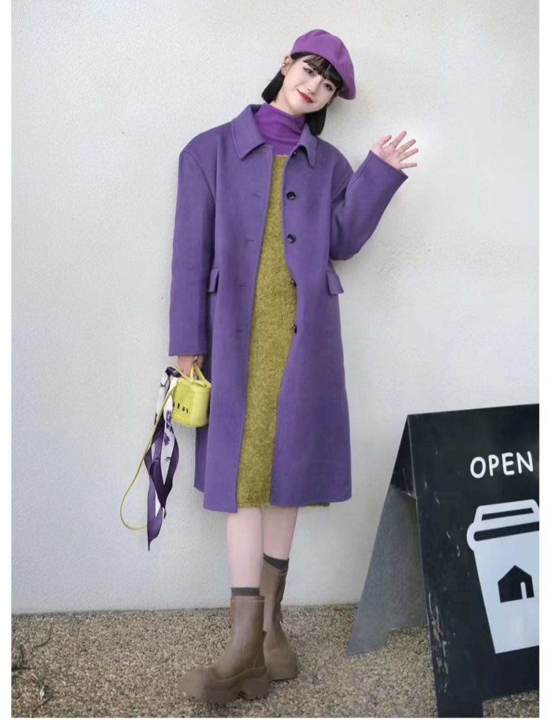 17套非常大气的大衣颜色搭配,穿出大女人高级感