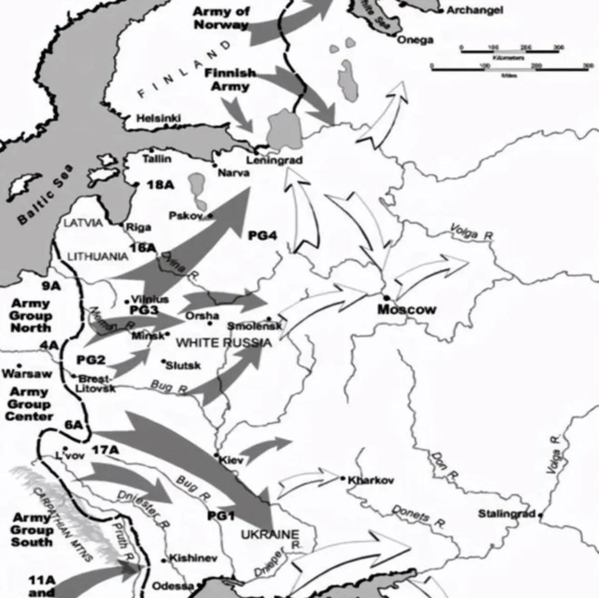 二战德国三大集群,二战德国三大军群部署