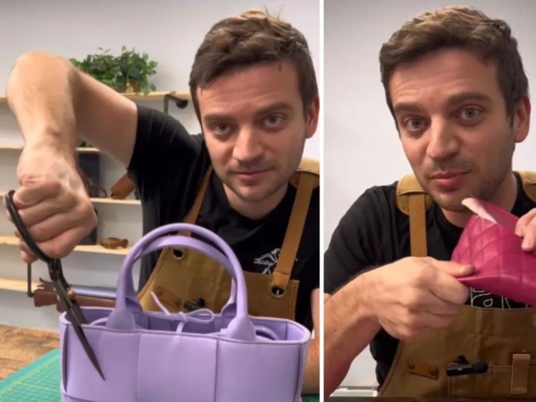 网红小哥买下各种奢侈包包剪碎和火烧,只为揭开奢侈品的暴利真相