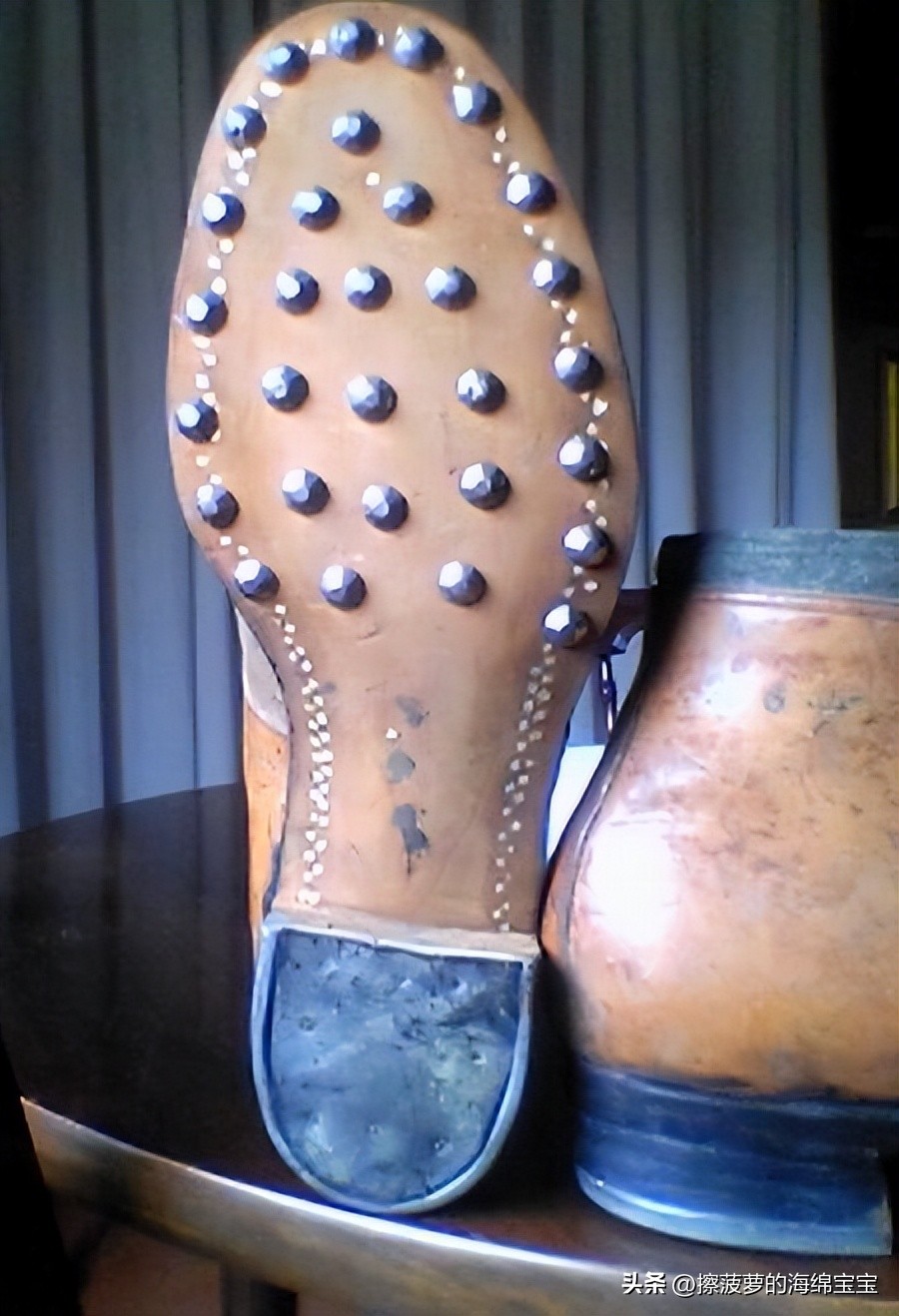 二战时期德国专用军靴,二战德国军靴长筒图片