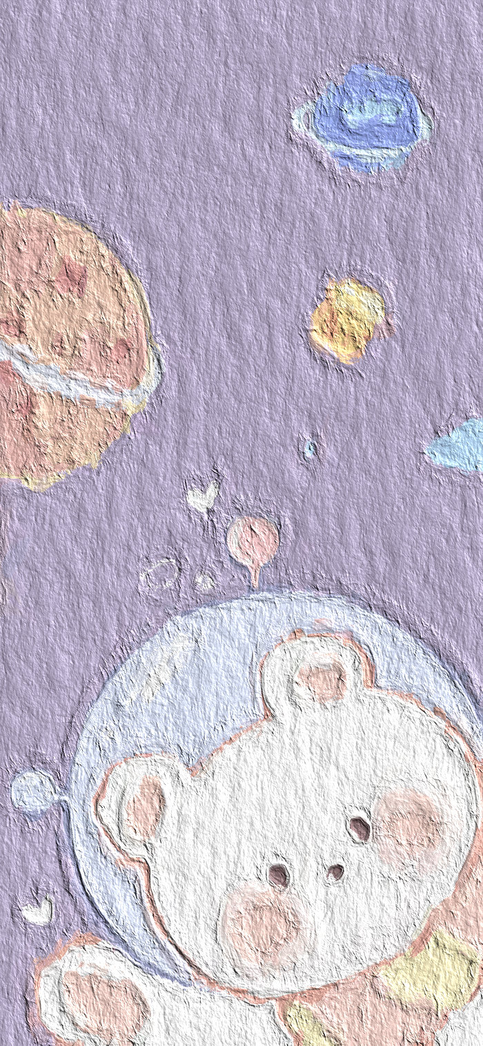 简约油画小可爱壁纸图文,海贼王卡通油画壁纸