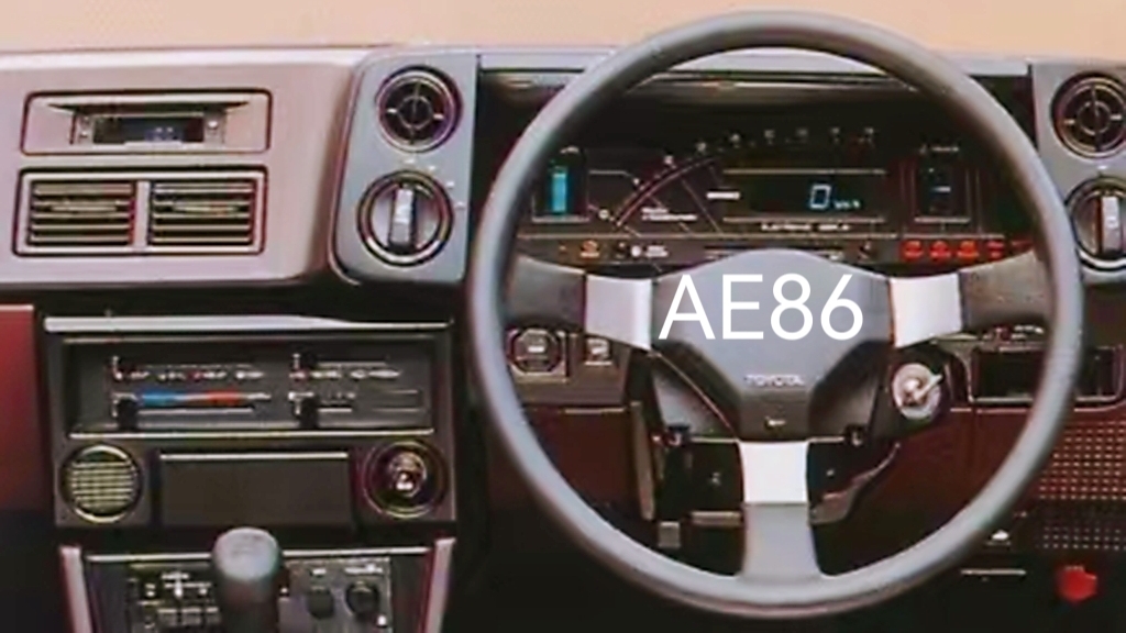 头文字d原车重现这才是真正的ae86,ae86头文字d同款内饰