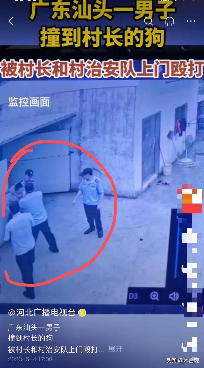 男子撞到村长的狗，被5人上门殴打至住院，狗仗的是谁的势？