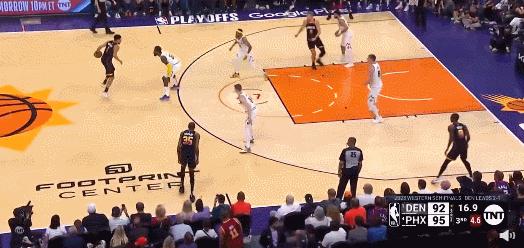 约基奇关键三分掘金力克快船,太阳129-124力克掘金首发阵容