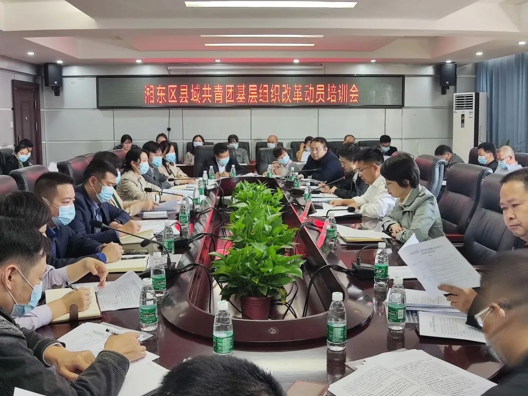 共青团改革|萍乡湘东:实施“三大工程”,推进县域共青团基层组织改革工作走深走实