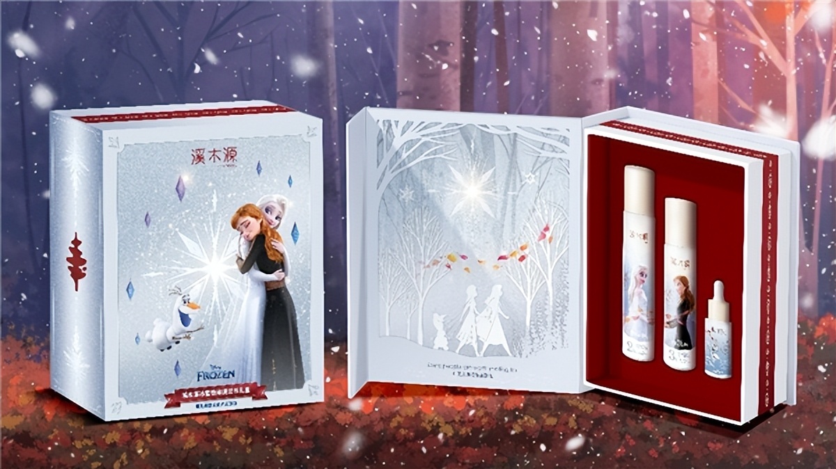 溪木源冰雪奇缘礼盒,溪木源联名冰雪奇缘