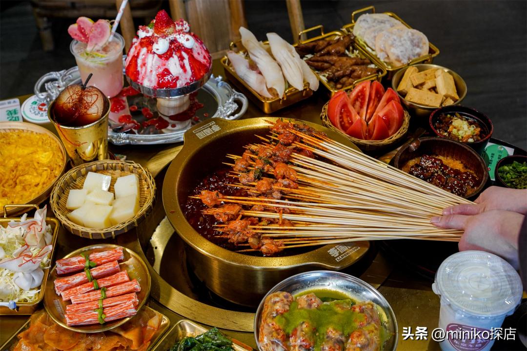 全成都最好吃最火的串串,成都红牌老字号网红串串
