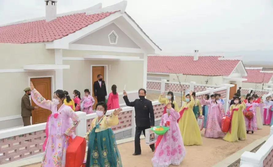 人人羡慕了朝鲜免费住房福利