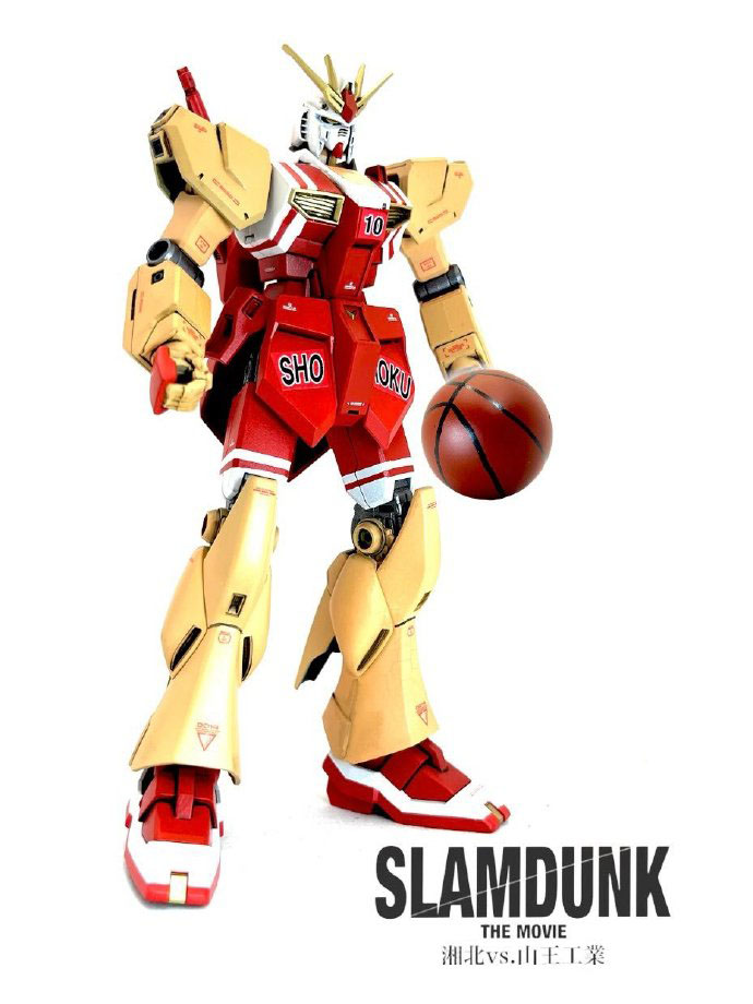 灌篮高手樱木模型,灌篮高手樱木花道可动模型