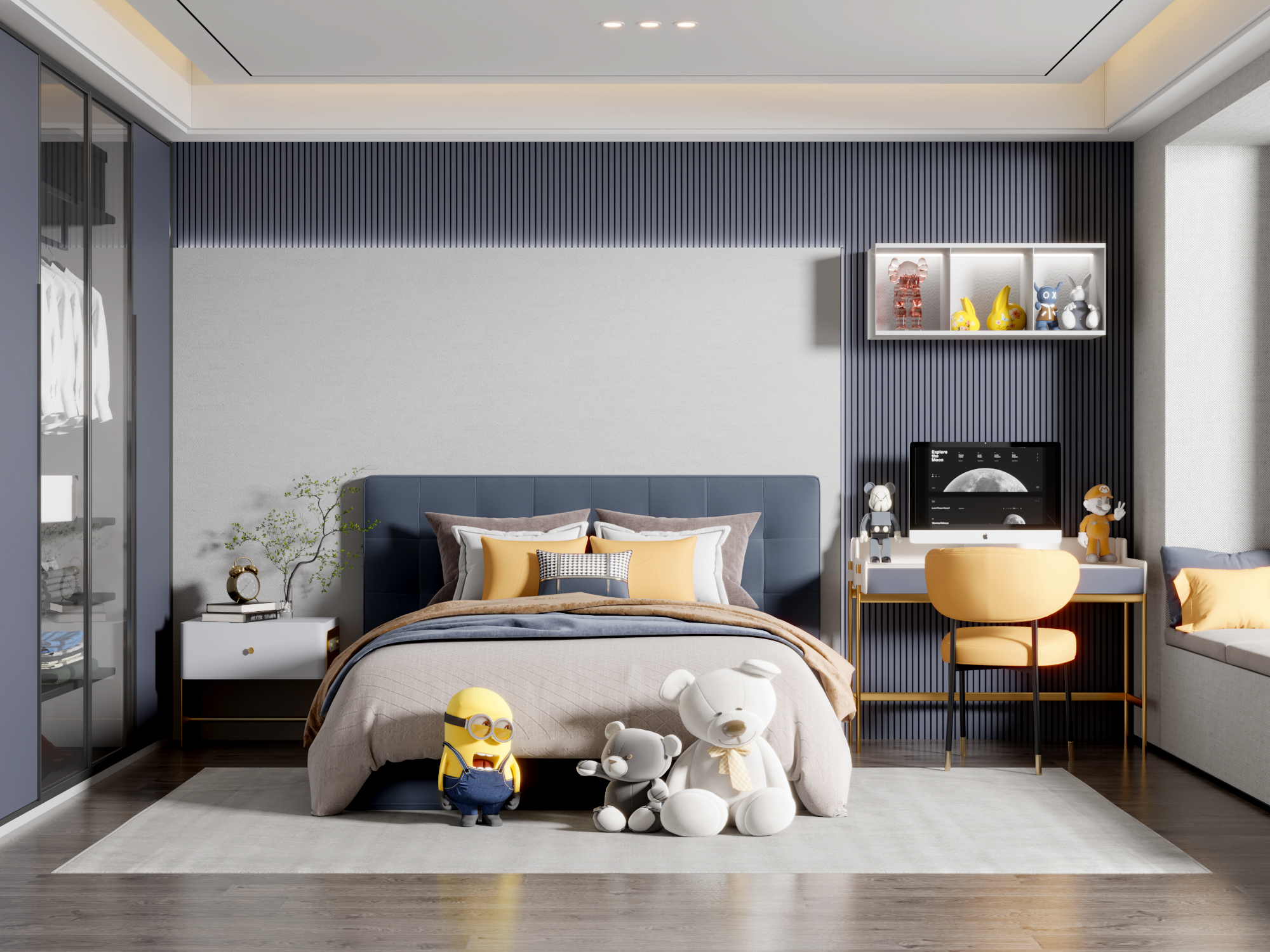 最经典的儿童房设计方案,真正的儿童房设计图