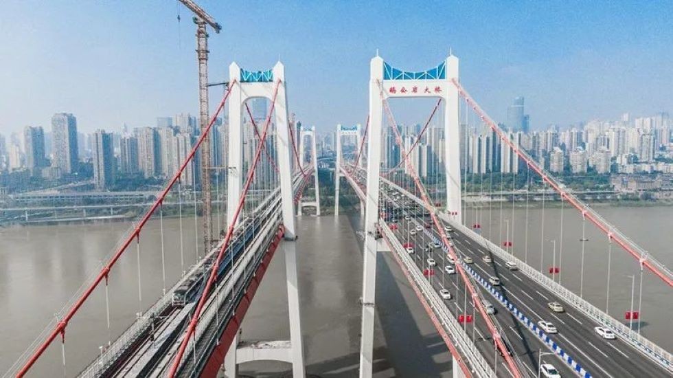 重庆鹅公岩轨道大桥什么时候恢复,重庆轨道环线鹅公岩大桥钢缆断裂