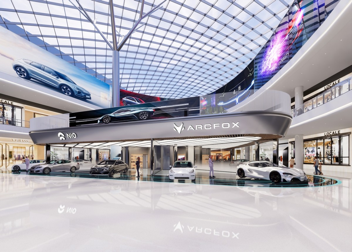 北京合生汇车展,北京朝阳合生汇地下汽车展厅