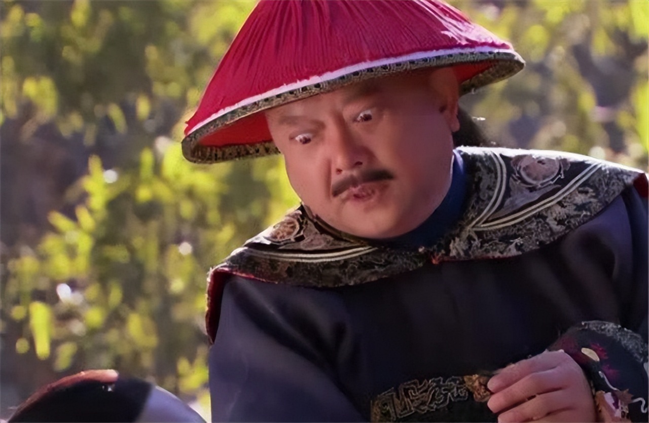 和珅最后被赐死的一集,和珅被赐死前清醒