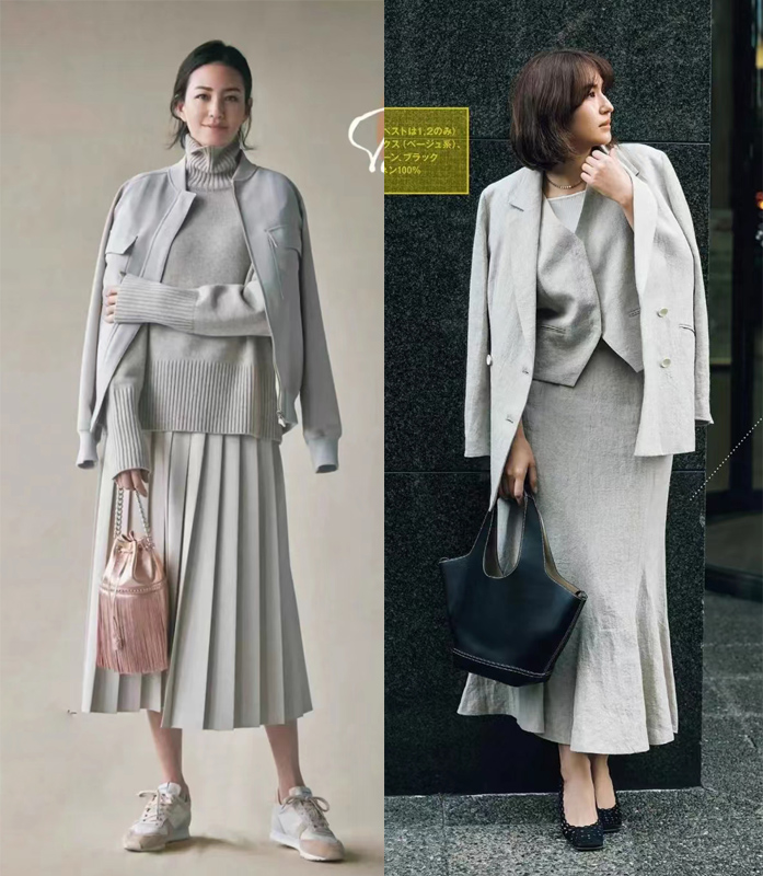 灰色系穿搭温暖帅气十足,有气质的多种风格穿搭