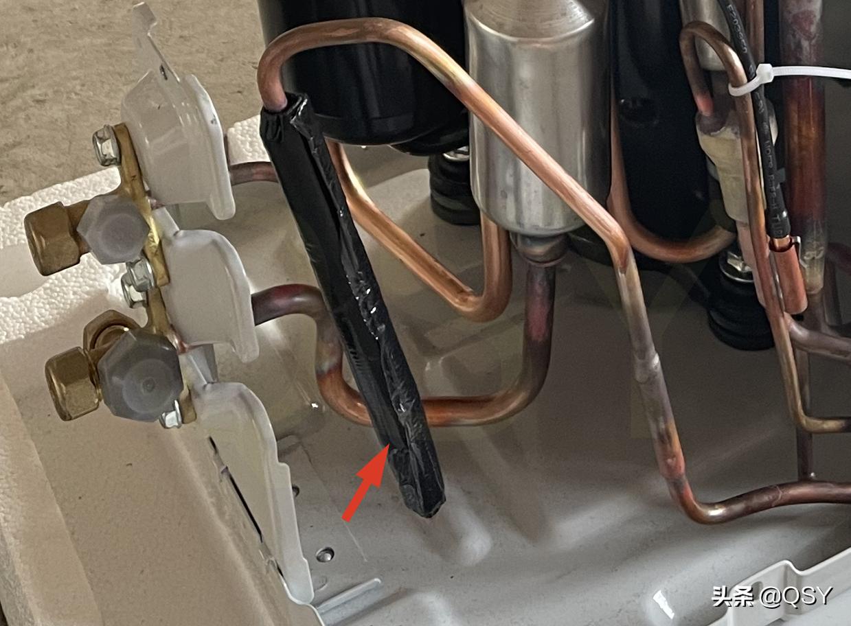 海信空调拆压缩机,拆海信空调挂机