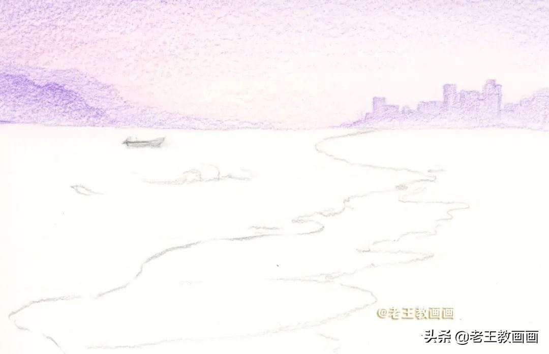 小学生画画海滩,画画海滩